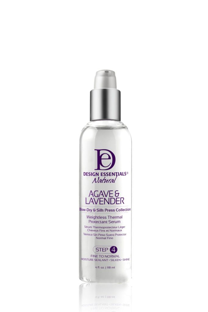 "DE Pro: How To Silk Press Your Client’s Fine Curls With The New Agave & Lavender Weightless Thermal Protectant Serum